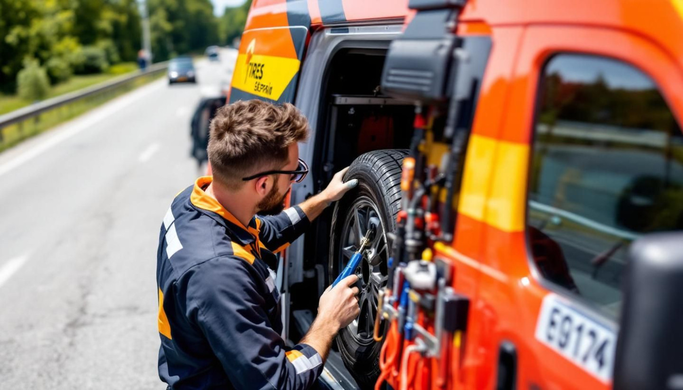 Comment la réparation mobile de pneus révolutionne l'assistance routière ?